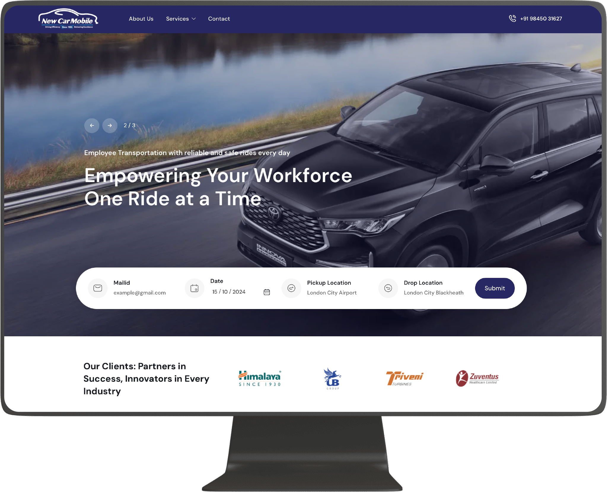 New Car Mobile team and fleet